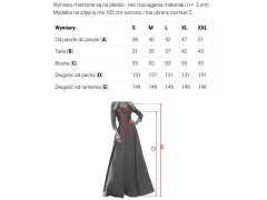 640-7 LORETTA – jedinečné dlouhé šaty s tylovými rukávy a výstřihem – mořská modrá 2