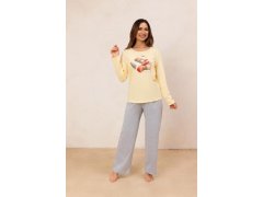Pyžamo Regina 728 long/r S-XL Z25/26 dámské 3