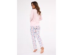 Pyžamo Cornette 655/449 Calm long/r S-2XL dámské 2