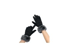 Dámské kožešinové rukavice Be Snazzy RS-006 1