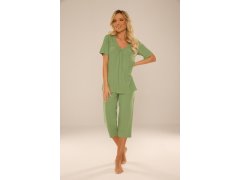 Pyžamo De Lafense 878 Dahlia kr/r M-2XL 1