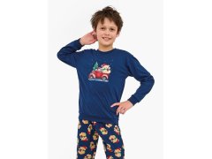 Cornette Young Boy 966/172 Teddy 2 l/r Vánoční 134-164 pyžamo 1