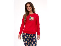 Pyžamo Cornette 671/422 Teddy long/r Christmas S-2XL dámské 1