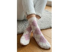Milena ponožky 0200-195 Romby Vintage 37-41 7
