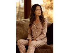 Cornette 482/434 Smile 4 l/r 3XL-5XL dámské rozepínací pyžamo 3