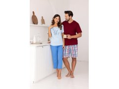 Pyžamo Regina 740 cr/r M-XL W26 dámské 3