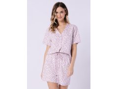 Leveza 1709 Samanta pyžamo kr/r S-XL na zip 6