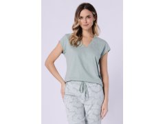 Pyžamo Leveza 1727 Eleonora kr/r M-2XL 3