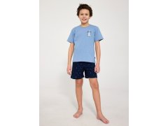 Pyžamo Cornette Young Boy 790/127 Pacific kr/r 134-164 1
