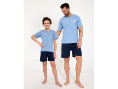 Pyžamo Cornette Young Boy 790/127 Pacific kr/r 134-164 2