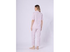 Pyžamo Leveza 1712 Dominika kr/r M-2XL bez zipu 4