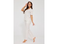 Pyžamo Cornette 879/342 Holly kr/r S-2XL rozepínací 1