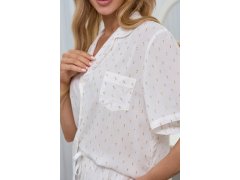 Pyžamo L&L 2613 po celé délce na zip S-XL 2