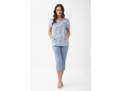 Pyžamo Luna 1304 kr/r 2XL-3XL L26 rozepínací 1