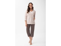 Pyžamo Luna 1305 7/8 2XL-3XL L26 rozepínací 1