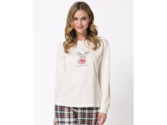 Pyžamo Leveza 1806 Weronika, dlouhé rukávy, velikosti S–XL 2