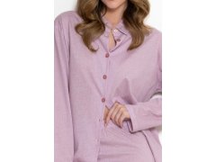 Pyžamo Leveza 1821 Odessa, dlouhé rukávy, velikosti M–2XL, rozepínací 4