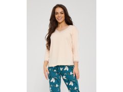 Pyžamo Cornette 1107/506 Ester 3/4 3XL–5XL 1