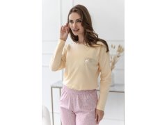 Pyžamo Taro 3617 Marigold, dlouhé rukávy, velikosti S–XL, Z26/27 1