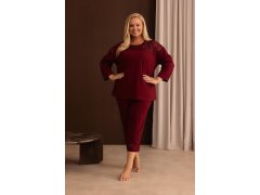 Pyžamo Regina 4014 dlouhé rukávy, velikosti M–2XL, Z26 2