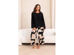 Pyžamo Regina 4021 dlouhé rukávy, velikosti M–2XL, Z26 3