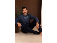 Pyžamo Regina 6007 dlouhé rukávy, velikosti M–3XL, Z26 1