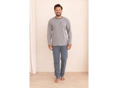 Pyžamo Regina 6007 dlouhé rukávy, velikosti M–3XL, Z26 2