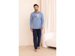 Pyžamo Regina 6008 dlouhé rukávy, velikosti M–3XL, Z26 2