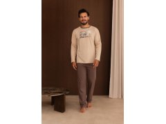 Pyžamo Regina 6008 dlouhé rukávy, velikosti M–3XL, Z26 3