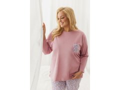 Pyžamo Taro 3656 Agnessa dlouhé rukávy 4XL–6XL Z26 2