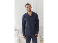 Pyžamo Taro 3616 Arturo, dlouhé rukávy, velikosti M–2XL, Z26, rozepínací 1