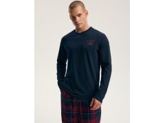 Pyžamo Henderson Premium 45455 Indigo, dlouhé rukávy, velikosti M–3XL 3