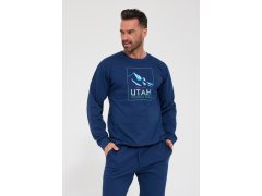 Pyžamo Cornette 322/332 Utah, dlouhé rukávy, velikosti S–2XL 1