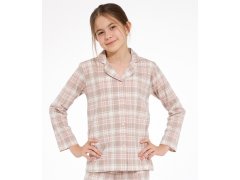 Pyžamo Cornette Young Girl 973/211 Giorgia, délka rukávů 134–164, rozepínací 2
