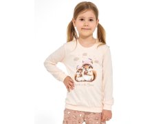 Pyžamo Cornette Kids Girl 594/200 Snack, délka rukávů 86–128 1