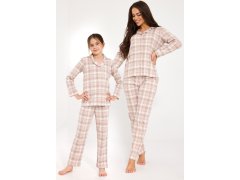 Pyžamo Cornette 482/489 Giorgia, délka rukávů S–2XL, rozepínací 4
