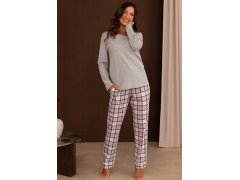 Pyžamo Regina 4028 dlouhé rukávy, velikosti M–2XL, Z26 3