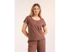 Pyžamo Moraj PDD4300-021, červené/r, velikosti S–3XL 2