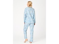 Pyžamo Key LNS 657 B26, dlouhé rukávy, velikosti S–XL, rozepínací 1
