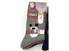 Ponožky WiK SO&LI 3002 vzor 54 Angora 35–42 4