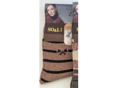Ponožky WiK SO&LI 3002 vzor 52 Angora 35–42 1