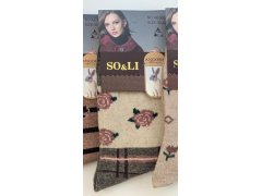 Ponožky WiK SO&LI 3002 vzor 52 Angora 35–42 2