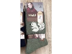 Ponožky WiK SO&LI 3002 vzor 12 Angora 35–42 4