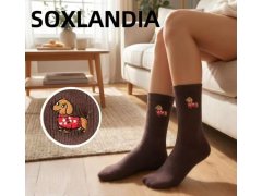 Ponožky WiK Soxlandia 3044 vzor 09 Kašmír 35–42 6