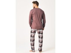Pyžamo Key MNS 620 dlouhé rukávy/nohavice 3XL–4XL 1