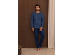Pyžamo Regina 6012 dlouhé rukávy, velikosti M–2XL, Z26 1