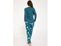 Pyžamo Cornette 1110/511 Sara, dlouhé rukávy, velikosti S–2XL 2