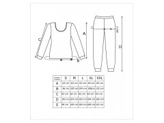 Pyžamo Donna Adore Long Ecru, dlouhé rukávy, velikosti S–2XL 1