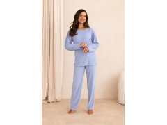 Pyžamo Regina 4023 dlouhé/krátké M–2XL Z26 froté 3