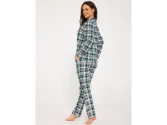 Pyžamo Cornette 482/490 Francesca, krátké rukávy, velikosti S–2XL, rozepínací 1